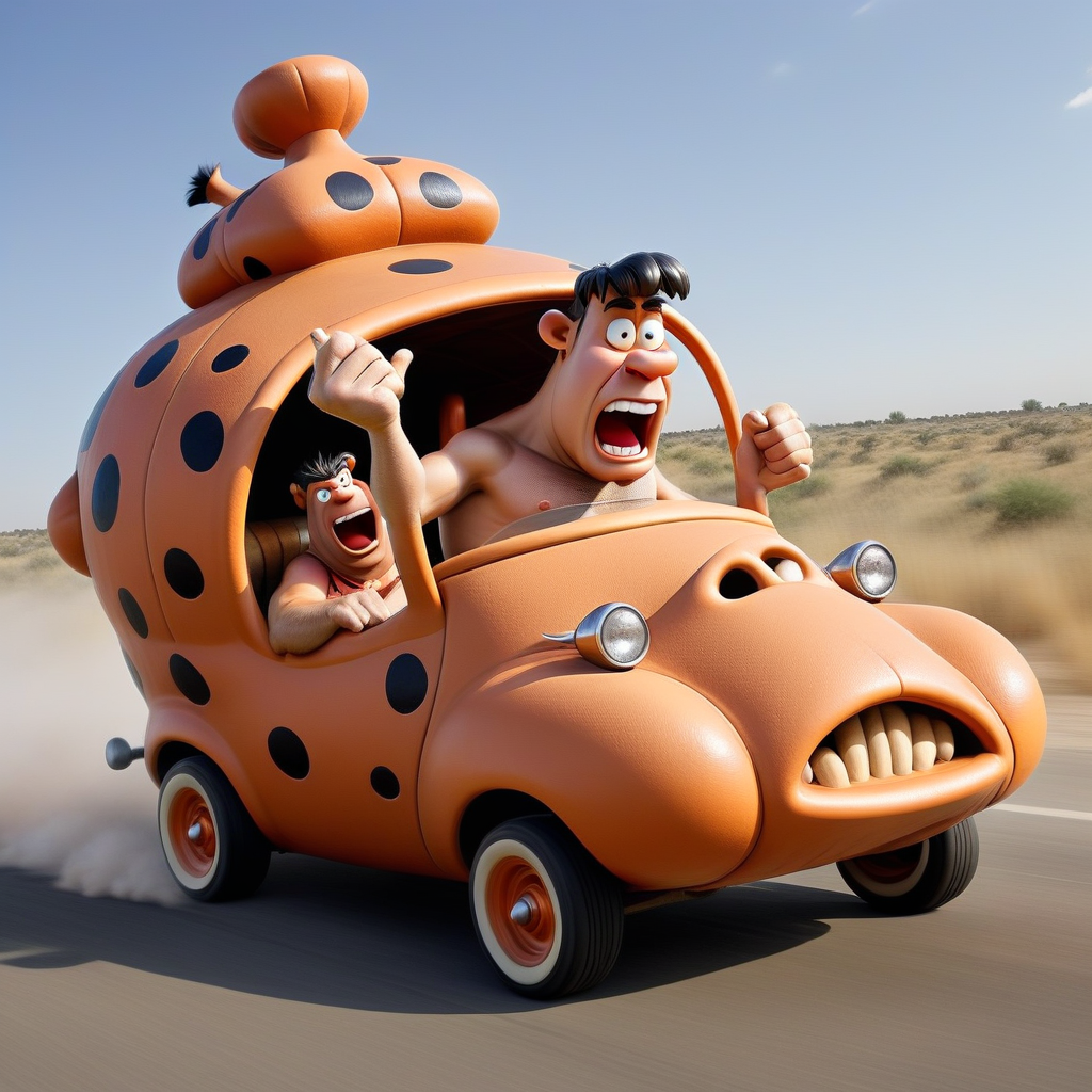 Flintstone car